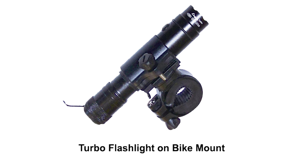 Turbo LED Flashlight (370 lumens) - Constant Current - Click Image to Close