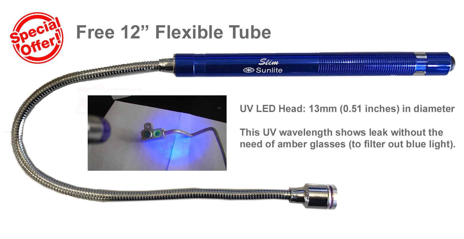 Slim UV LED Leak Detection Light