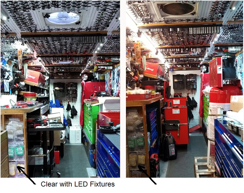 mobile store Light Before After